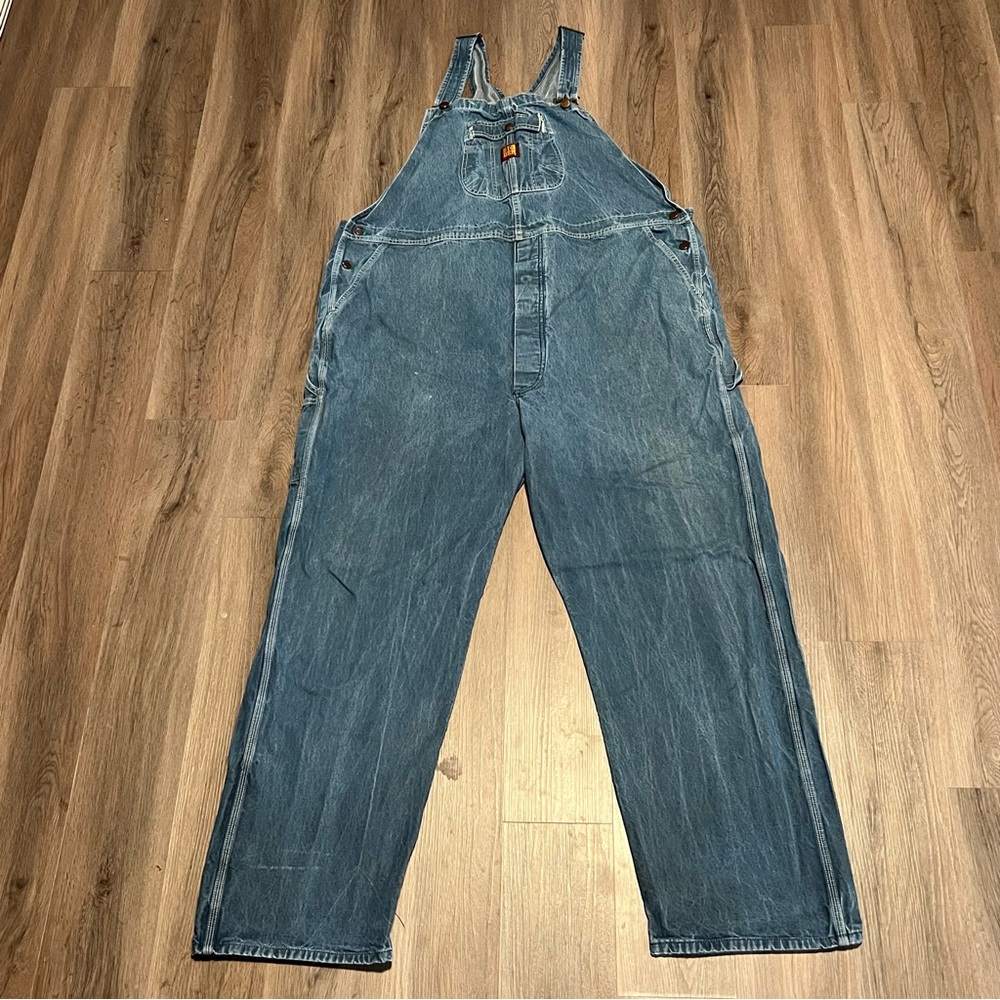 Big Ben 48x32 Blue Jean Bibs Overalls Cotton Denim Workwear Farm Ranch Wrangler